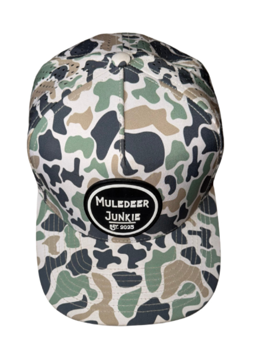 Duck Camo - P.V.C Logo Old School Hat