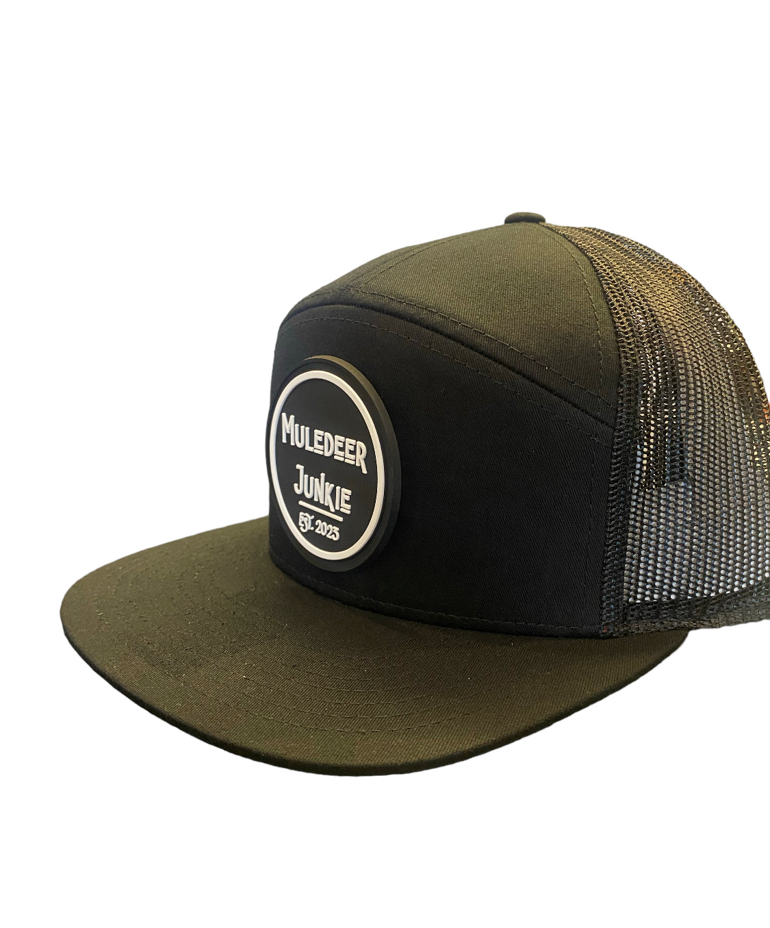Black M.D.J. PVC Patch Hat