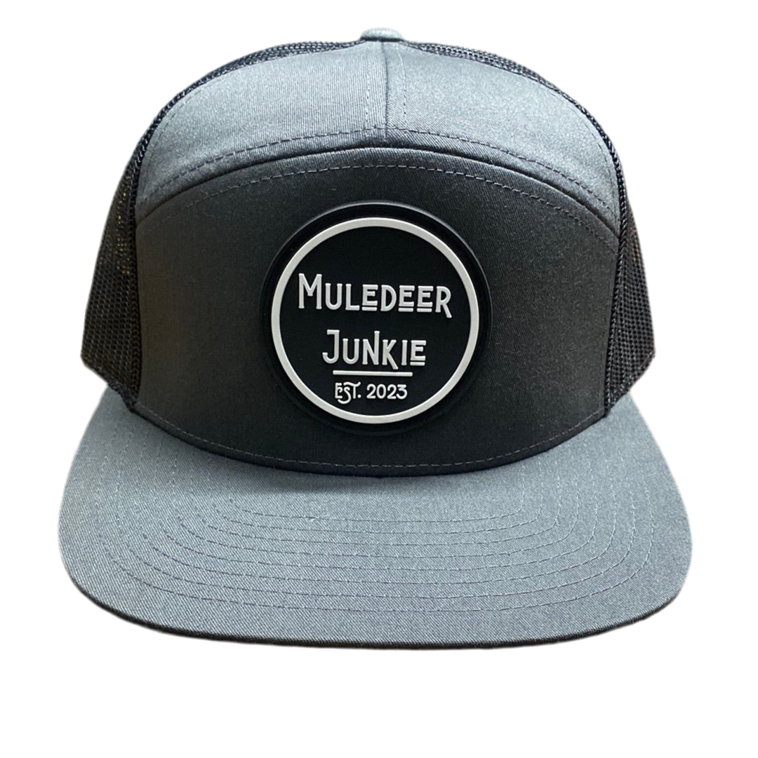 Grey M.D.J. PVC Patch Hat